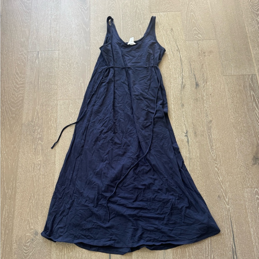 H&M scoop neck maternity maxi dress